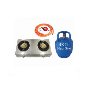 Murphy LPG Gas Stove With New Star Cylender and Gas Pipe 4KG - (GD-402)