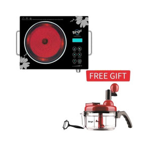 Bingo 2000W Electric Stove Infrared - (HP-015) With Free Hand Chopper (HC-20)