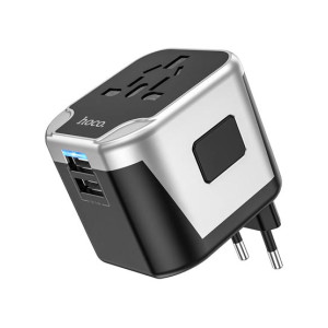 Hoco Level Dual Port Universal Conversion Charger Black (AC5)