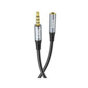 Hoco 3.5 Male To Female Audio Extension Cable 2 Meter Grey (UPA20)