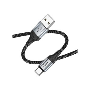 Hoco Fresh USB to Type-C Charging Cable Black (X102)