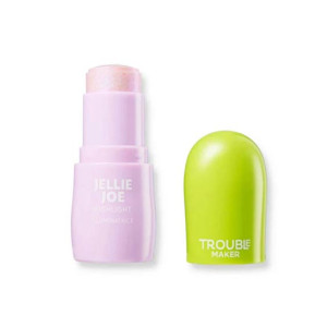 Trouble Maker Jellie Joe Stick Face Highlighter - Flip Trip Holo Pink