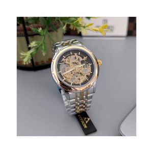 Aitron Automatic Skeleton Luxury Watch For Men Two-Tone