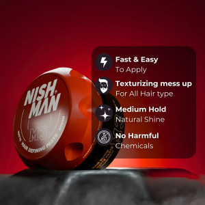 Nishman Texturizing Matte Paste M3 Medium Hold & Low Shine 100ml