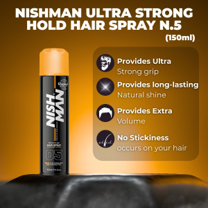 Nishman Hair Styling Spray Ultra Hold 05 - 150 ml