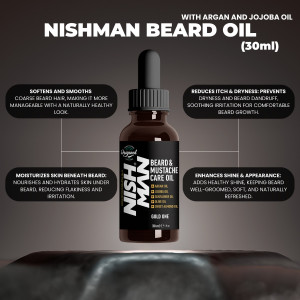 Nishman Beard & Mustache Care Oil - 30 ml