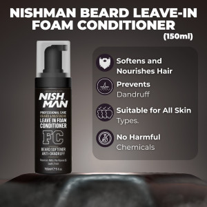Nishman Beard Leave-In Foam Conditioner - 150 ml