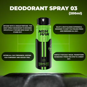 Nishman Deodorant - DIOR SAUVAGE 03 (200 ml)