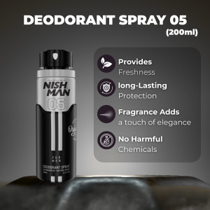 Nishman Deodorant - ZIELINSKI AND ROZEN NEROLI GRAPEFRUIT CEDARWOOD 05 (200 ml)