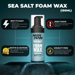 Nishman Sea Salt Foam Wax (Styling Foam Wax)