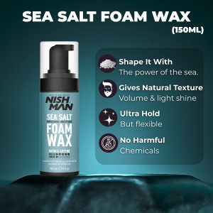 Nishman Sea Salt Foam Wax (Styling Foam Wax)