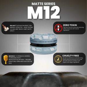 Nishman Strong Fixing Matte Wax M12