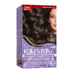 Wella Koleston Supreme Hair Color Infinite Glow Ash 4/1 Enigmatic Medium Ash Brown