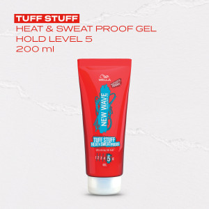 Wella New Wave Tuff Stuff Heat & Sweat Proof Gel 200Ml