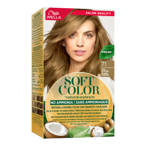 Wella Soft Color Natural Instincts Kit 7/1 Ash Blonde