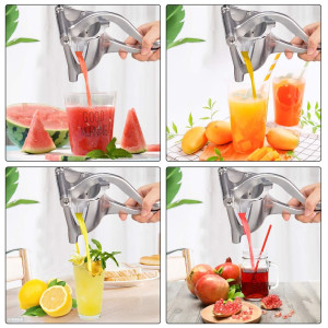 KarachiShop Stainless Steel Manual Hand Press Juicer Squeezer
