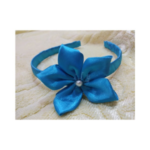 E & M Fashion Ribbon & Pearls HairBands For Women Pack of 3