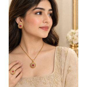 House Of Nar Gul-e-Noor Locket Set