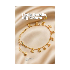 House Of Nar Noore Charm Anklet