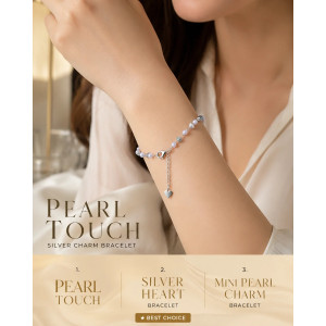 House Of Nar Pearl Heart Bracelet