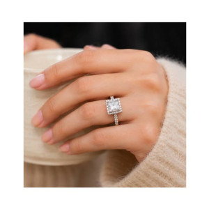 House Of Nar Aurelia Square Zircon Ring