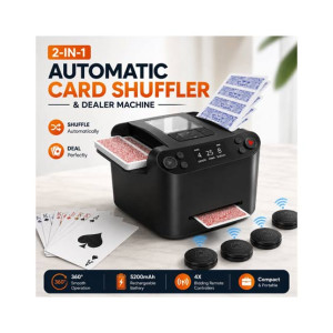 Automatic Card Shuffler & Dealer Machine