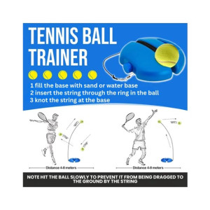 Cricket & Tennis Trainer Rebound Ball (Without Racket)