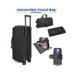 Convertible Duffle Garment Bag with Wheels