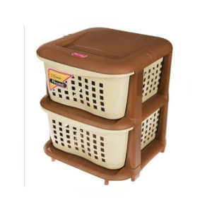 Easy Shop 2 Layer Vegetable Drawer For Kitchen