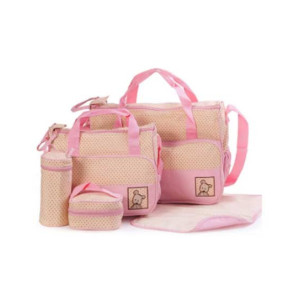 Easy Shop Baby Stroller & Nappy Bag - Set of 5 Pcs