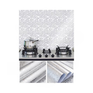 Easy Shop Oil Proof Kitchen Marble Wall Sticker