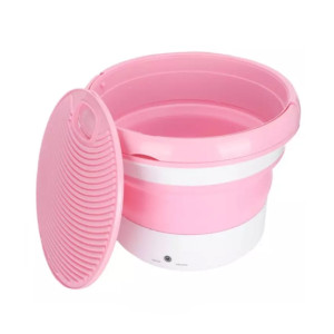 Easy Shop Round Mini Foldable Washing Machine