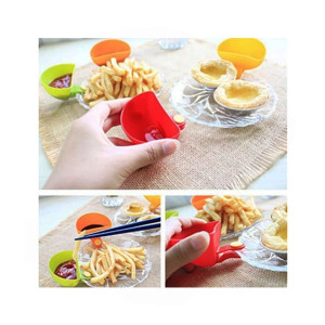 Easy Shop Sauce Clipper With Plate Pack Of 4