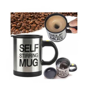 Easy Shop Self Stirring Mug Black
