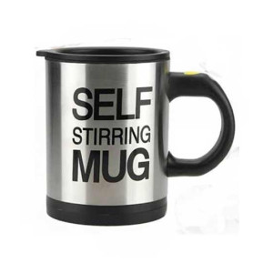 Easy Shop Self Stirring Mug Black