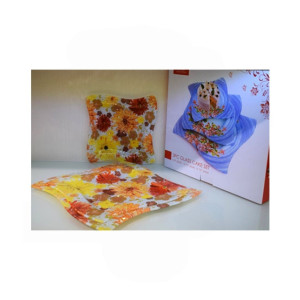 Easy Shop Wave Style Glass Tray Set - 3Pcs