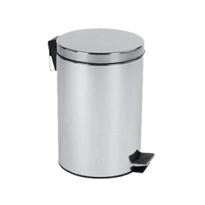 Easy Shop Stainless Steel Pedal Dustbin with Extra Bucket - 5 Liter