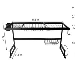 Easy Shop 2 In 1 Metal Dish & Sink Storage Rack