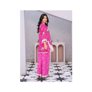 Ahlam Periwinkle Mist Printed Lawn Kurta Set 2-piece