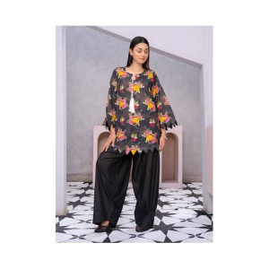 Ahlam Kaleido Bloom Lawn Kurta Set 2-piece