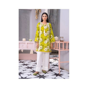 Ahlam Daisies N Tassels Lawn Kurta Set 2-piece