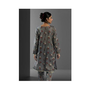Ahlam Soft Cambric Stitched Cawlan CO-ORD Set