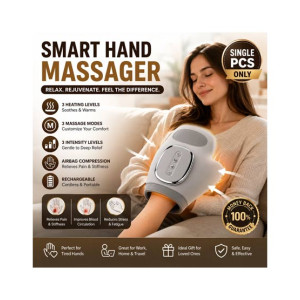 Smart Hand & Wrist Pain Relief Therapy Machine with Heat & Massage