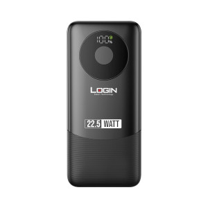Login Voltra Pro 20000 mAh Power Bank Black (L-708)
