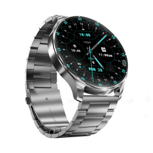 Login Gentlemen Smart Watch Silver (L-103)