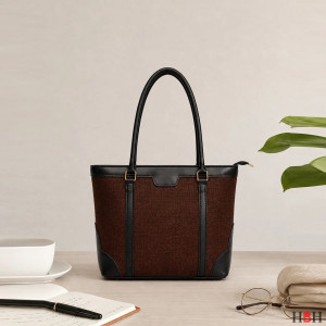 HBH Miraas Tote Onyx Walnut