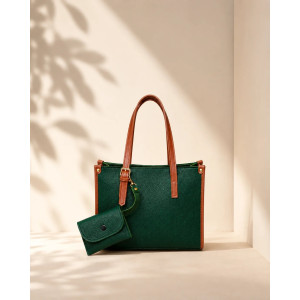 HBH Daily Tote Green (with mini-wallet)