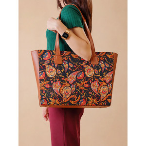HBH Uni Canvas Tote Carry Brown