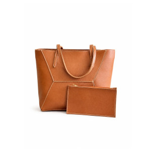 HBH Api's Tote Mustard with mini-wallet)
