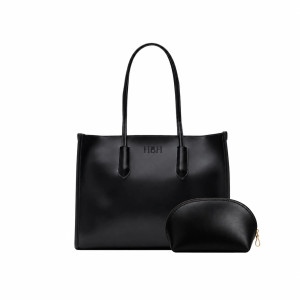 HBH Office Bag Tote Black (Free Make-up Pouch)